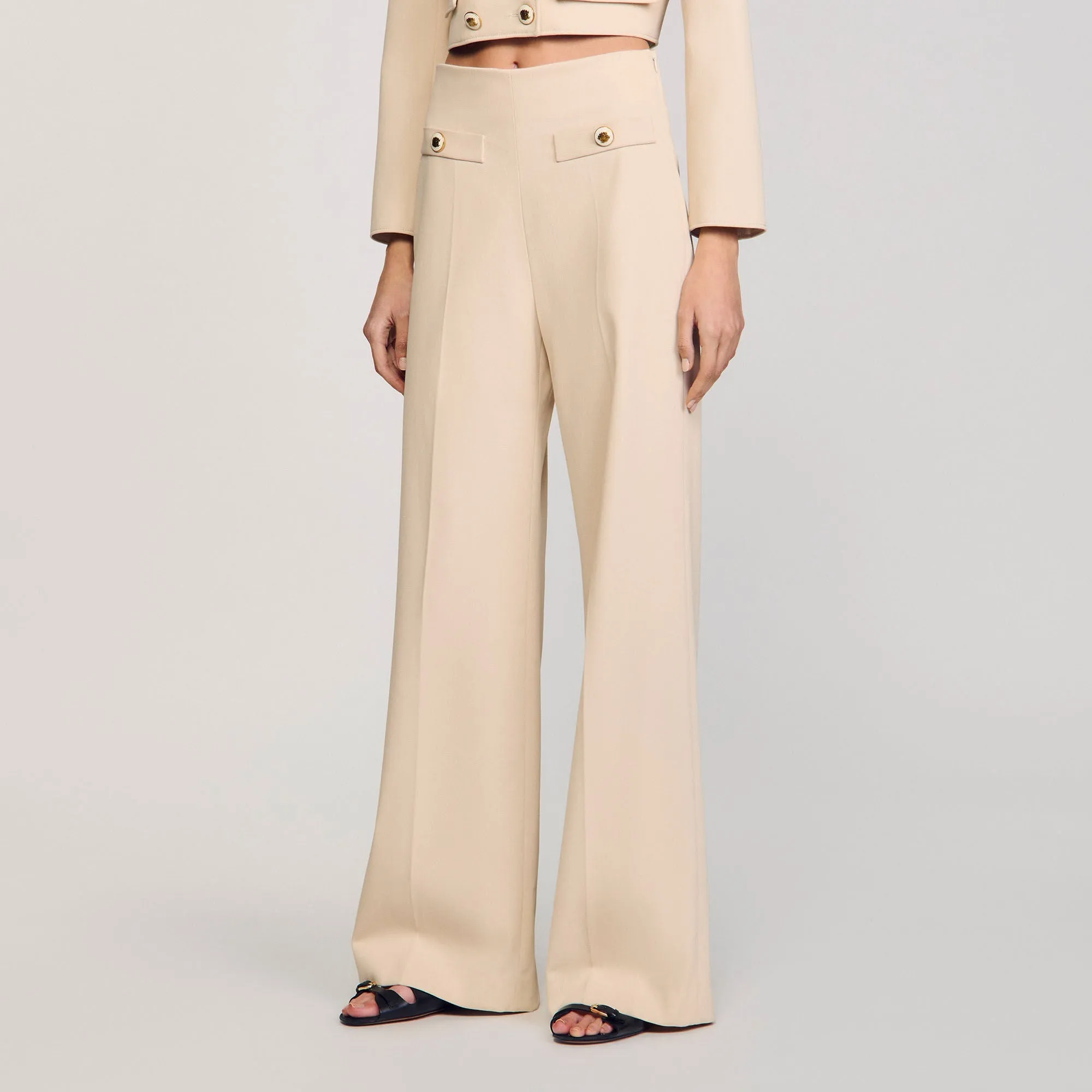 Alessi Suit Trousers Sand