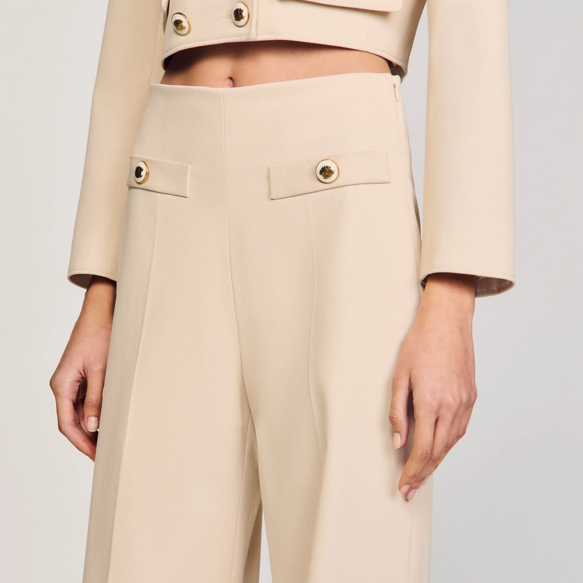 Alessi Suit Trousers Sand