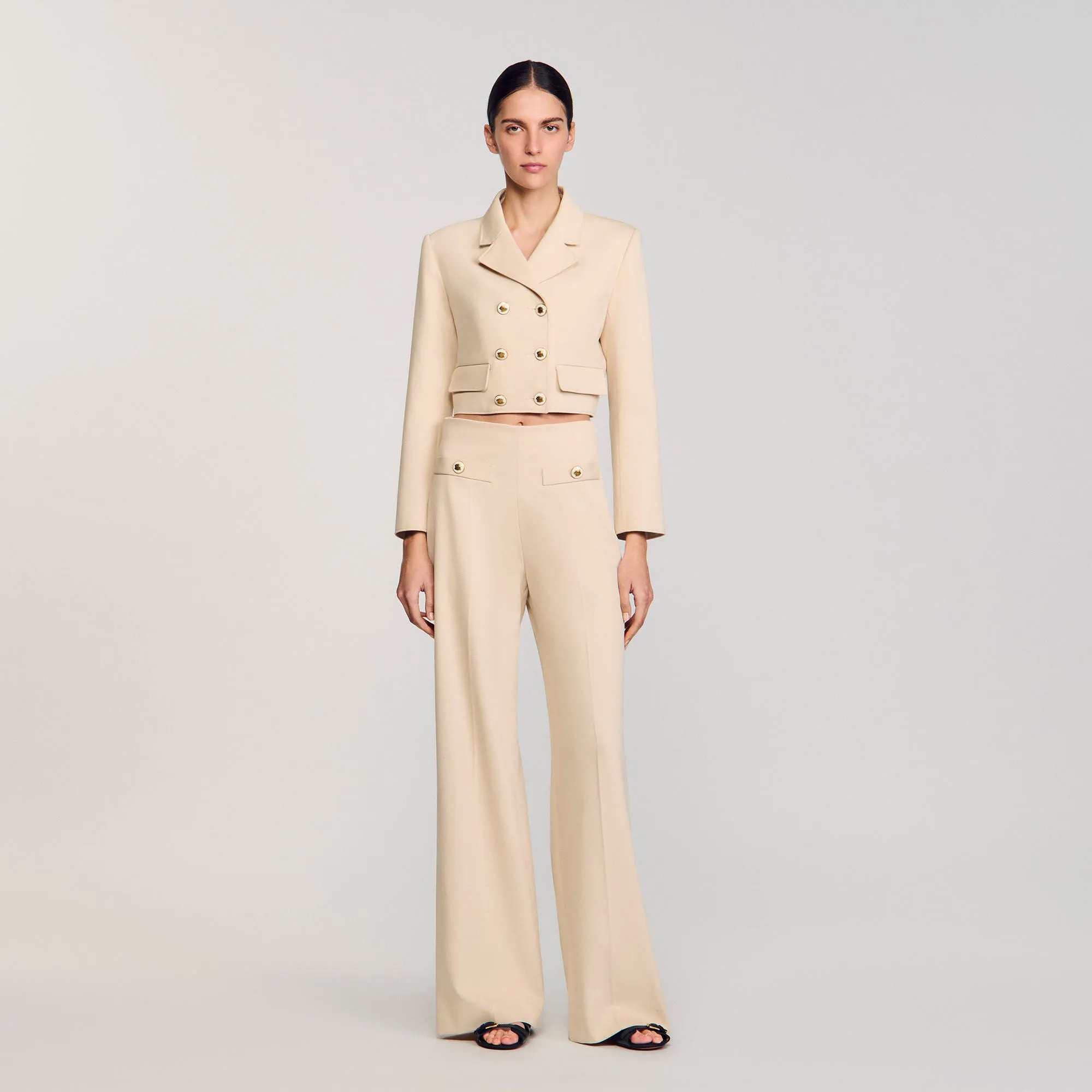 Alessi Suit Trousers Sand