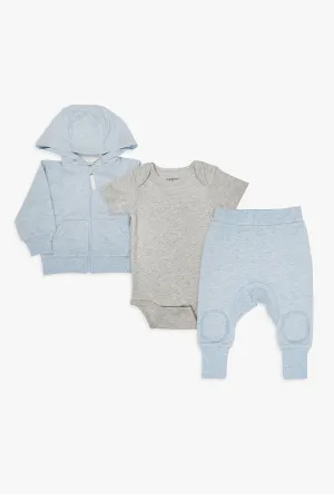 Blue Baby French Terry Sweatsuit Bundle
