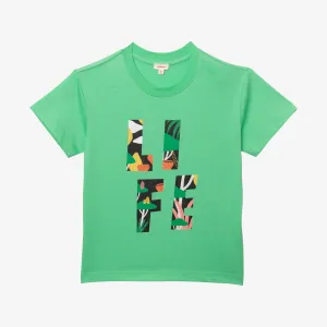 Boys' green T-shirt