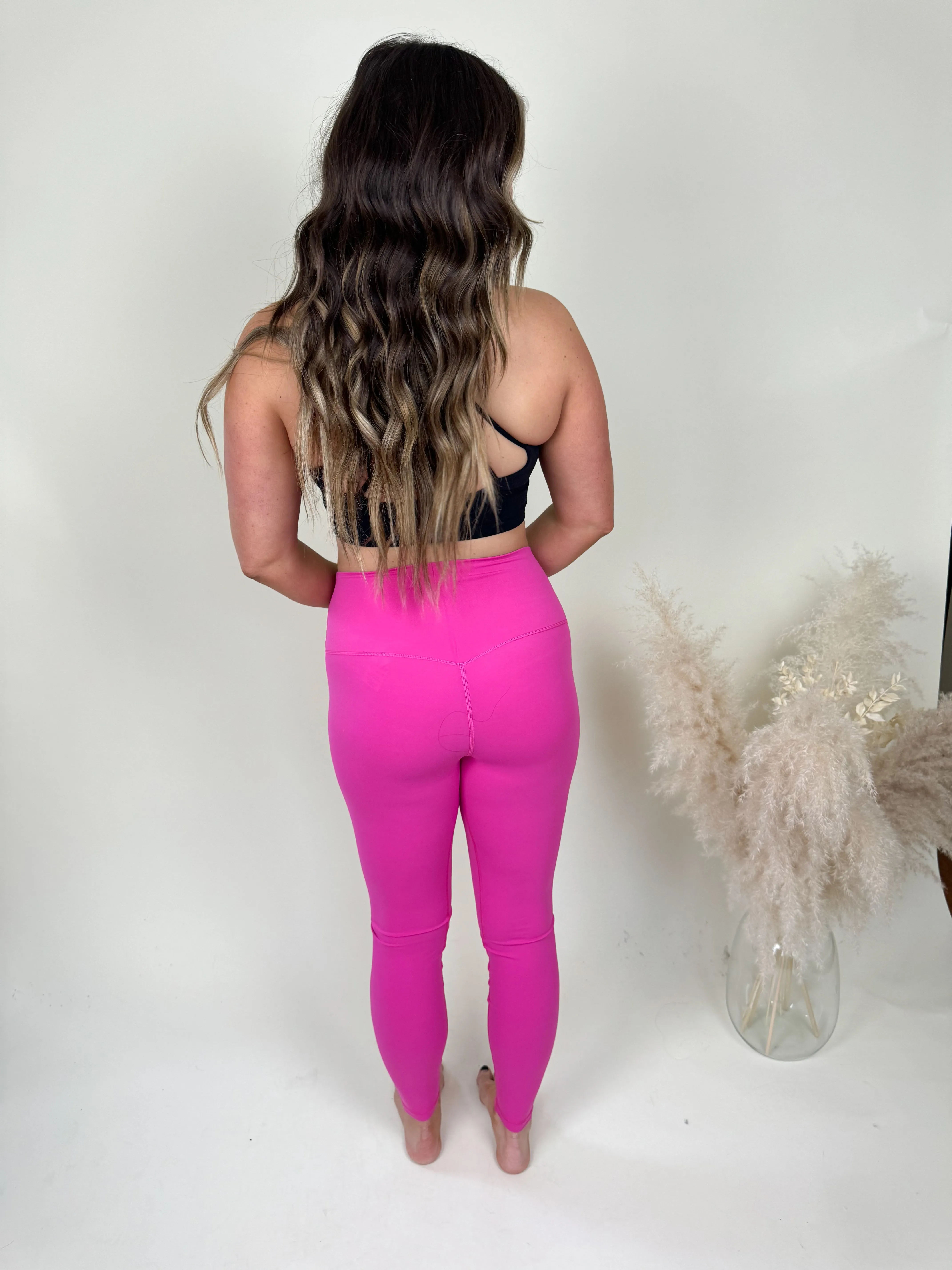 Chill Out Leggings | Fuchsia FINAL SALE