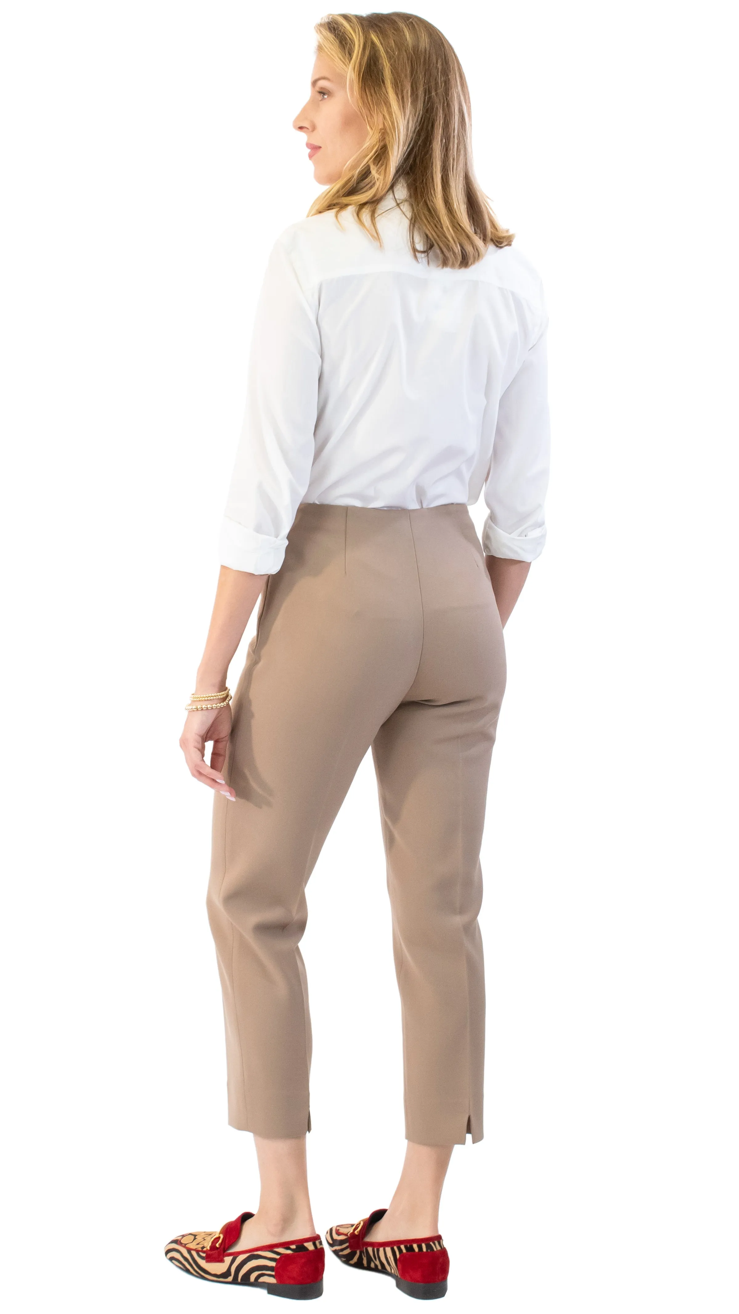 Cigarette Pants - Stone