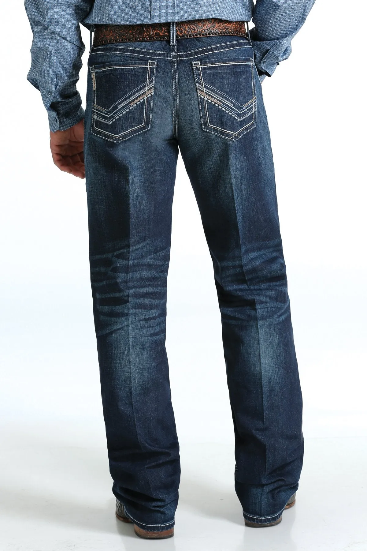 CINCH MEN'S RELAXED FIT GRANT DARK DENIM WASH - MB57337001