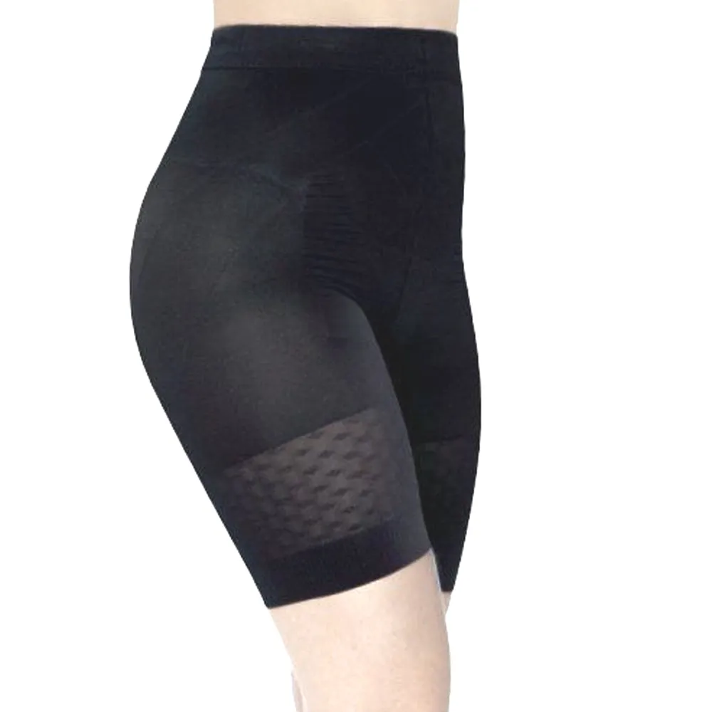 Comfia Shapewear Shorts - Seamless Comfort and Slimming Support (Medium, Black)