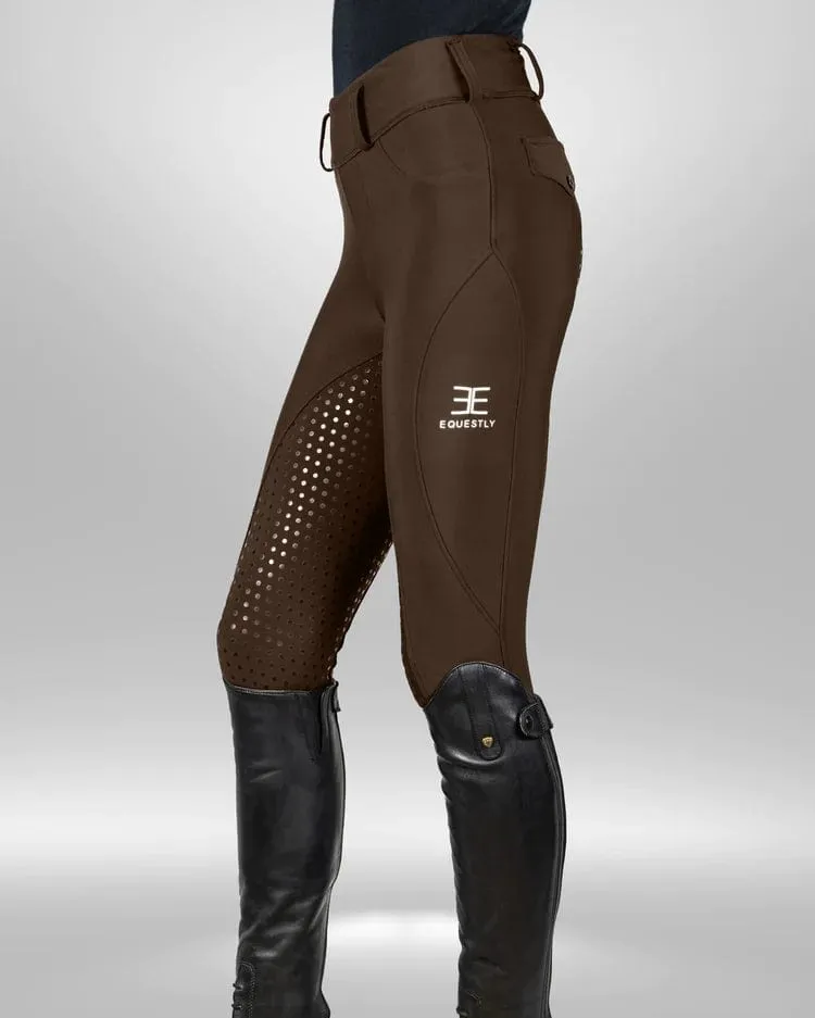 Equestly- Lux GripTEQ Riding Pants (Mocha)