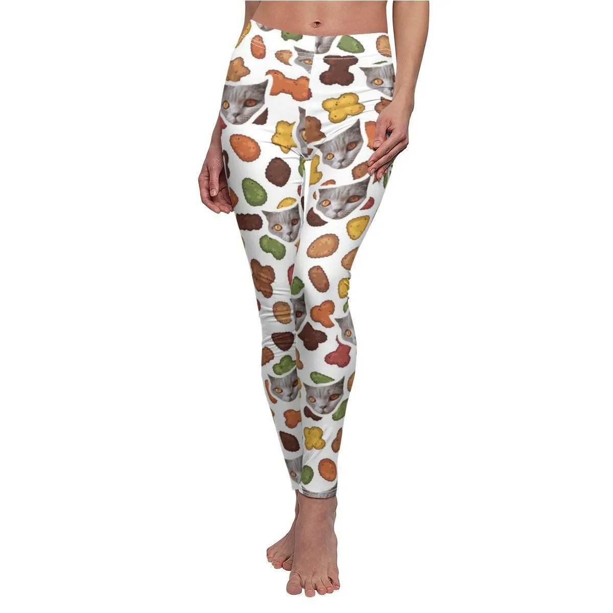 Food Custom Cat Leggings