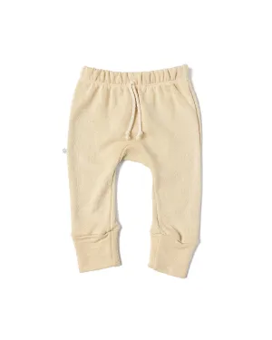 gusset pants CO - beige