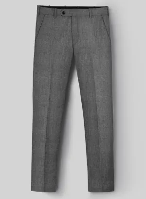 Hardy Minnis Gray Nailhead Wool Pants