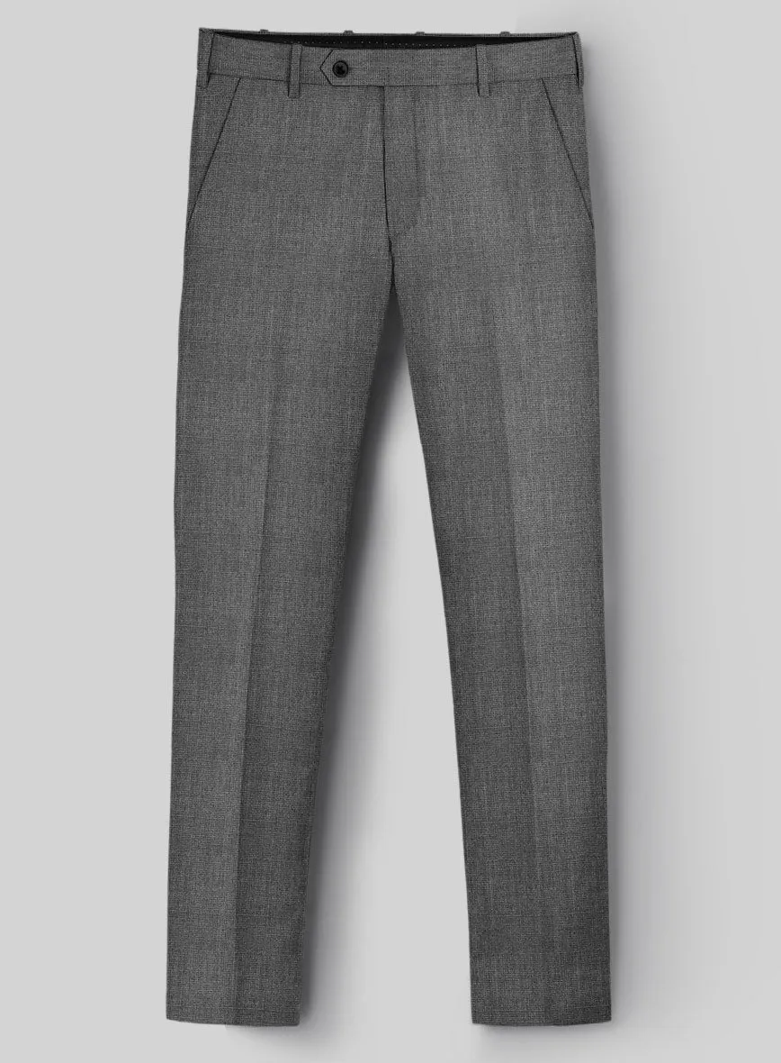 Hardy Minnis Gray Nailhead Wool Pants