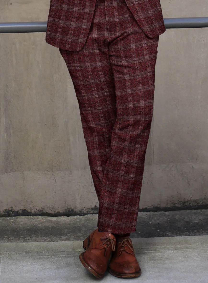 Italian Austor Checks Tweed Pants