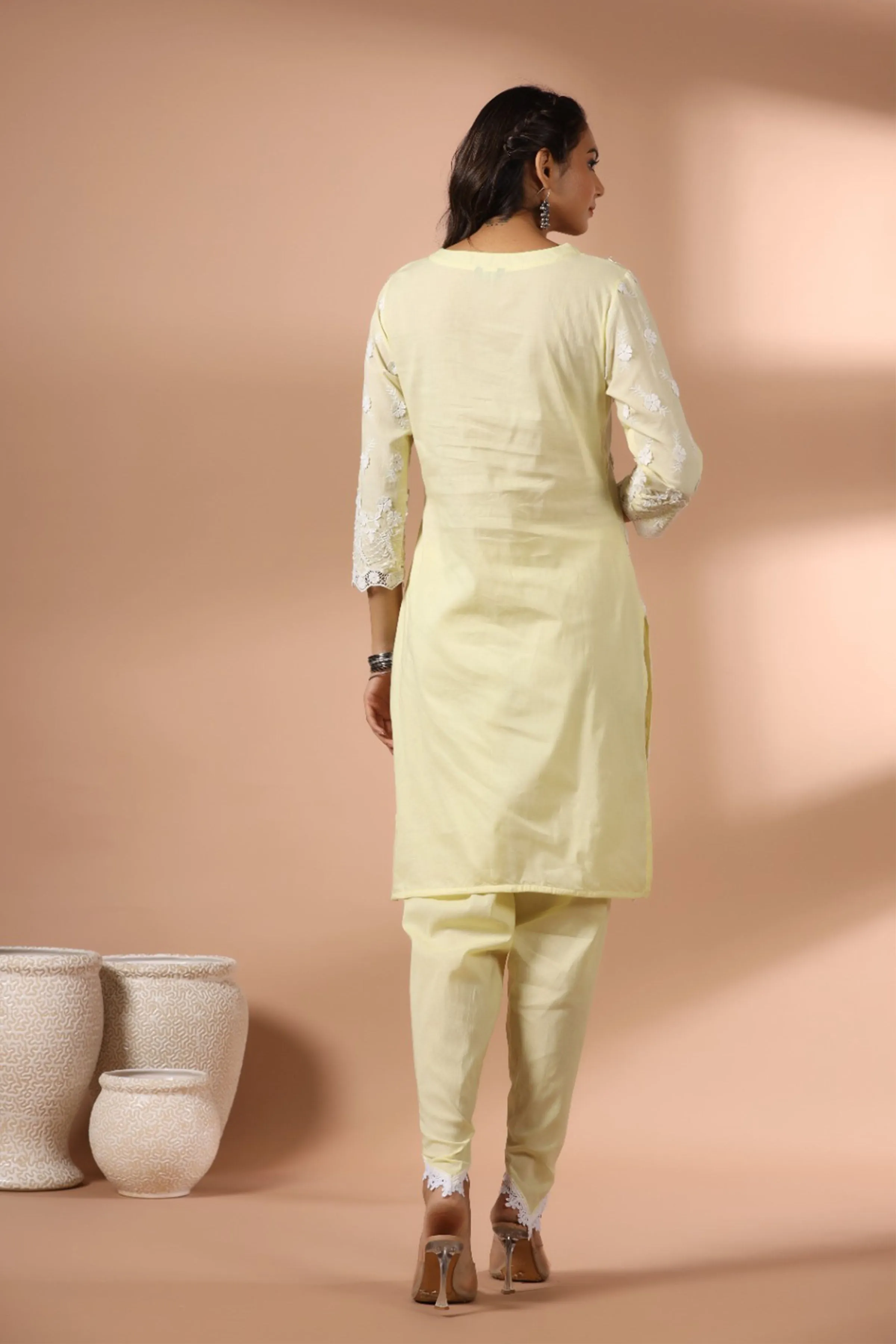 Lemon Blush Tulip Suit Set