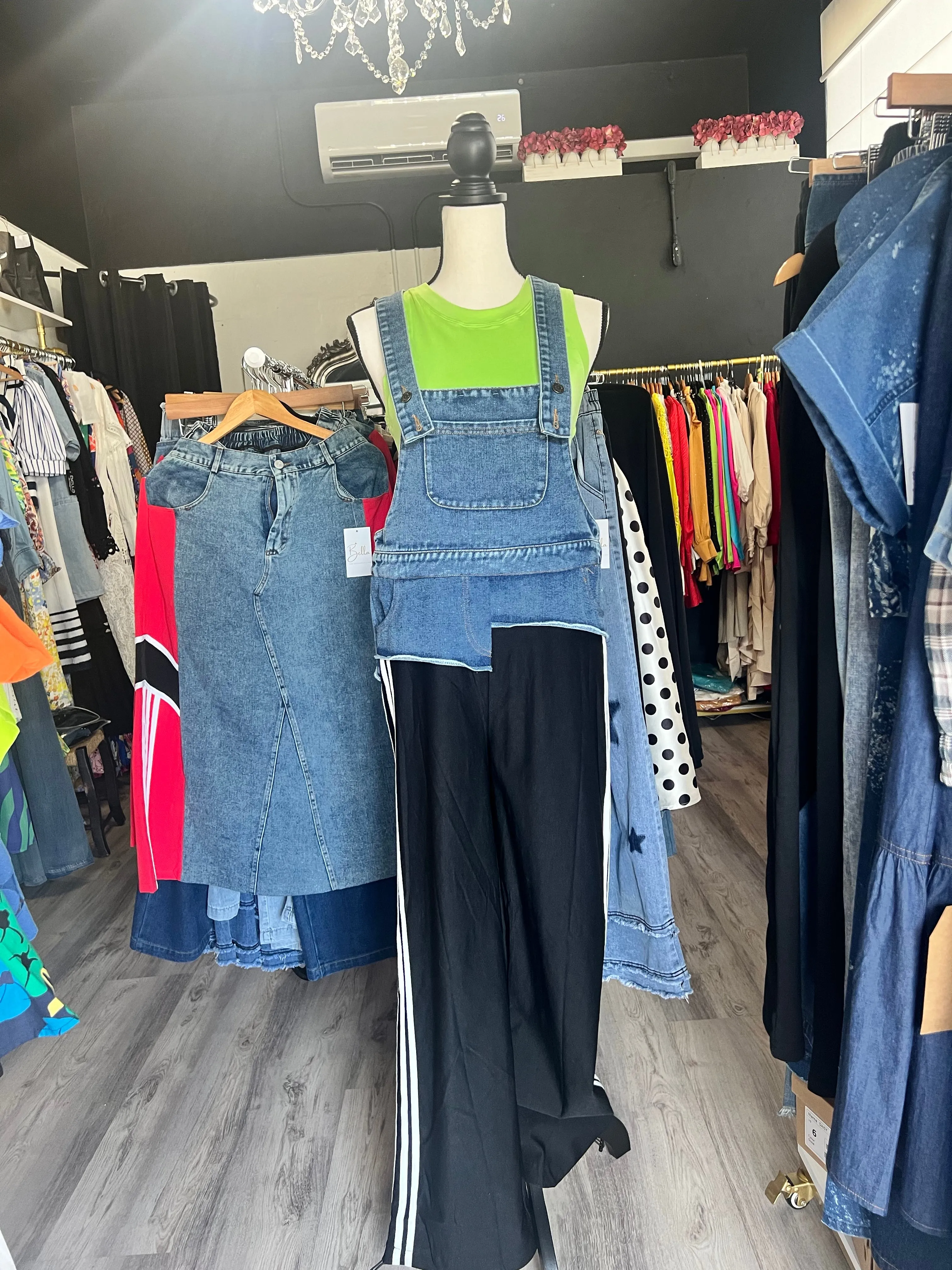 Like Adidas Track Jumpsuit- Fits only Small New 