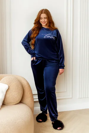 Loungewear set with a print