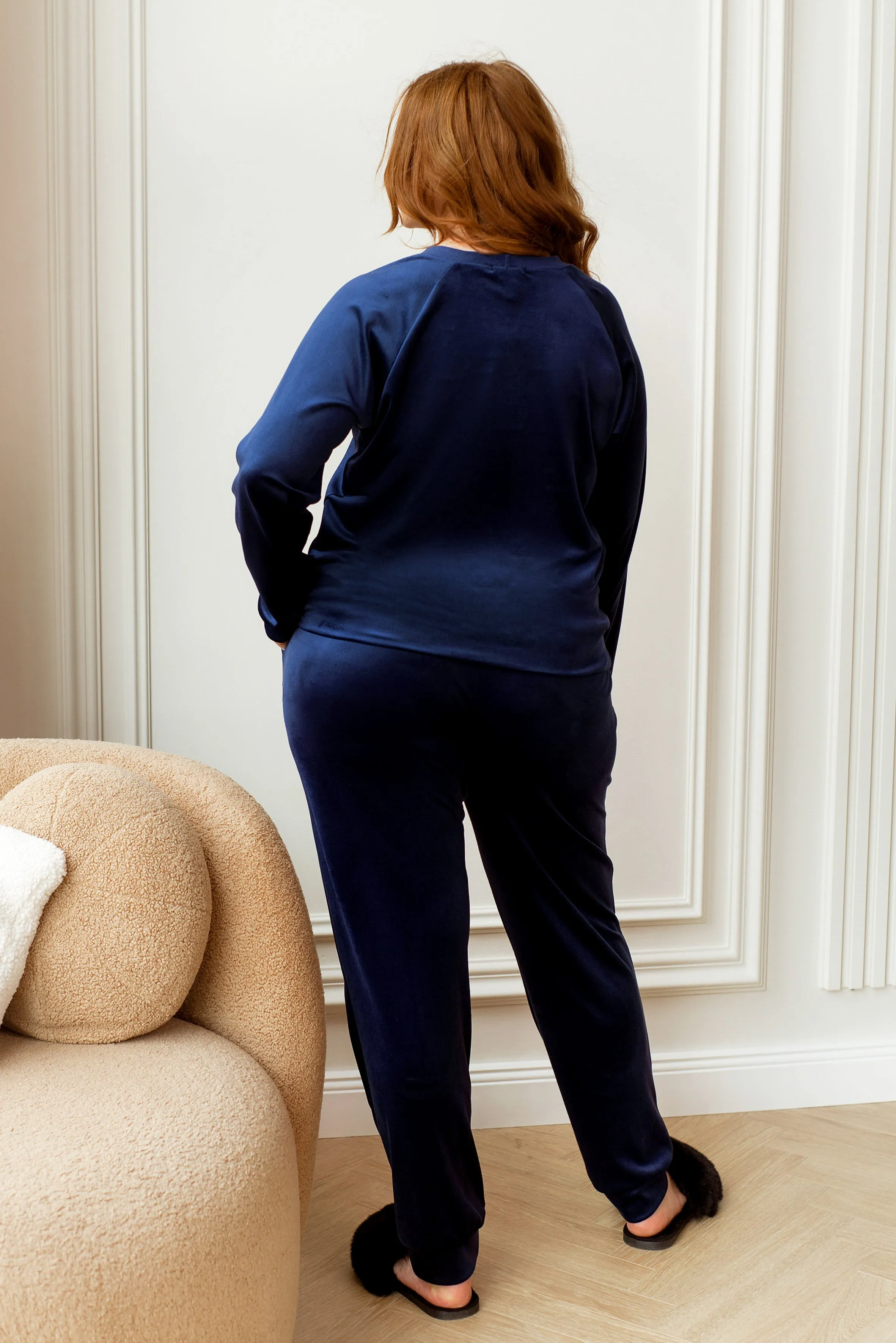 Loungewear set with a print