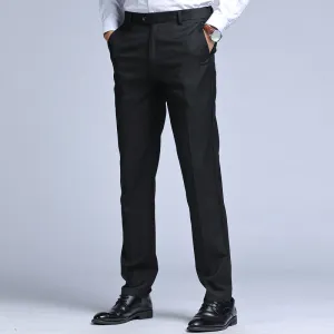 Men's Business Suit Trousers Black
