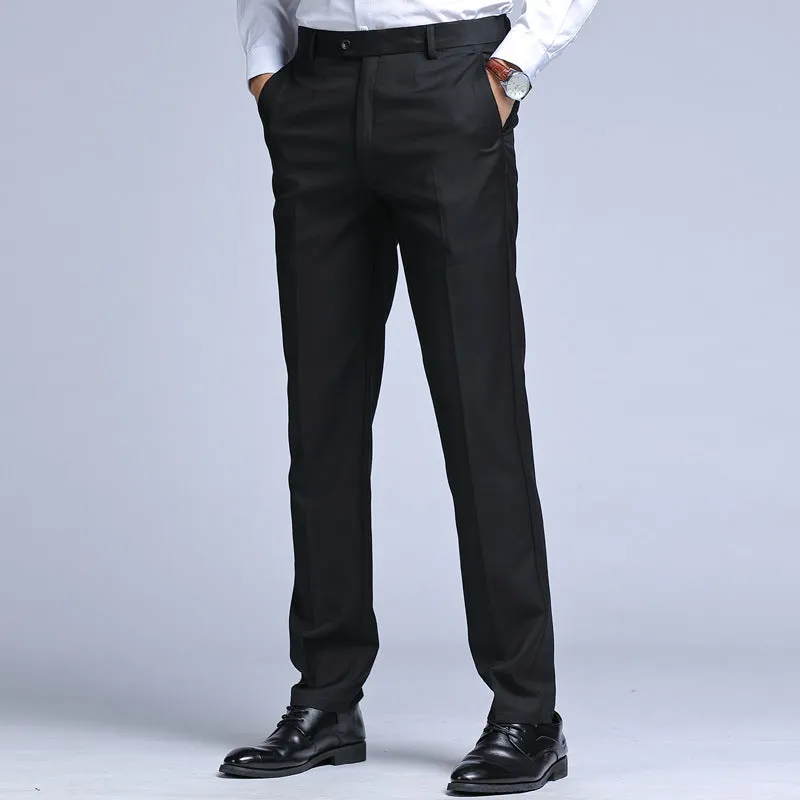 Men's Business Suit Trousers Black