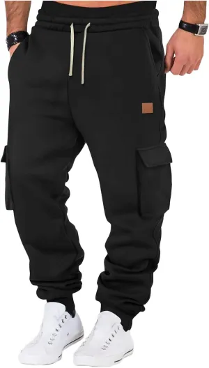 Men's Joggers Punk Cargo Baggy Techwear Hip Hop Patchwork Streetwear Tactical Track Pants