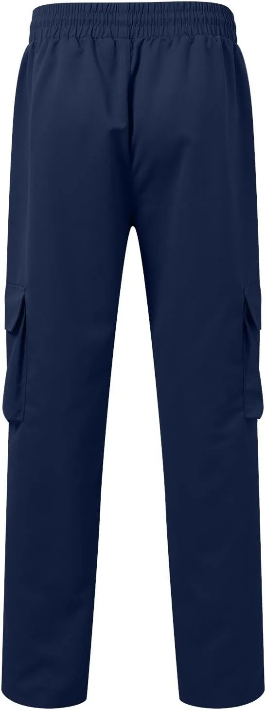 Mens Summer Cargo Pants Stretch Tactical Pants Multi Pockets Hiking Ripstop Breathable Stretch Stylish Slim Fit Trousers