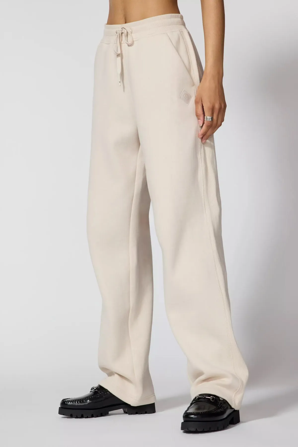MPG Sport Women Comfort Fleece Sweatpant - STONE