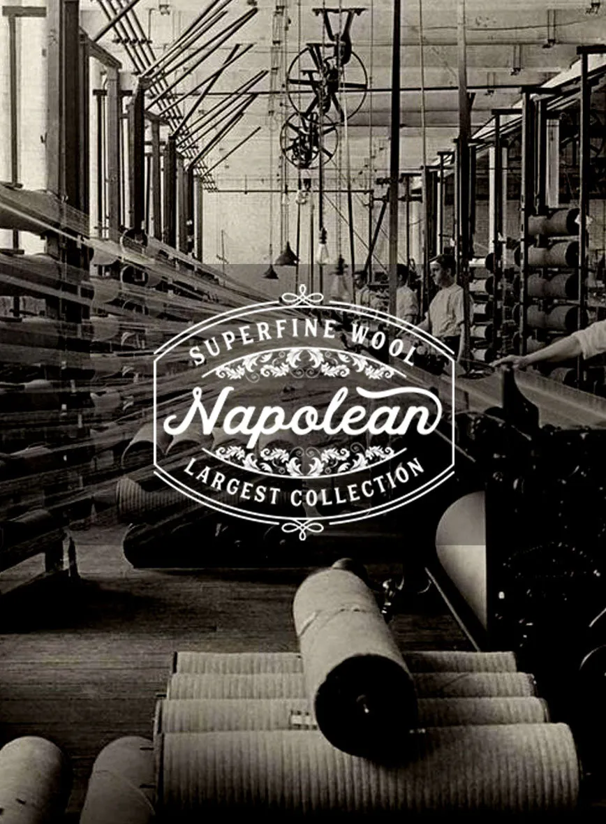 Napolean Pane Blue Wool Pants