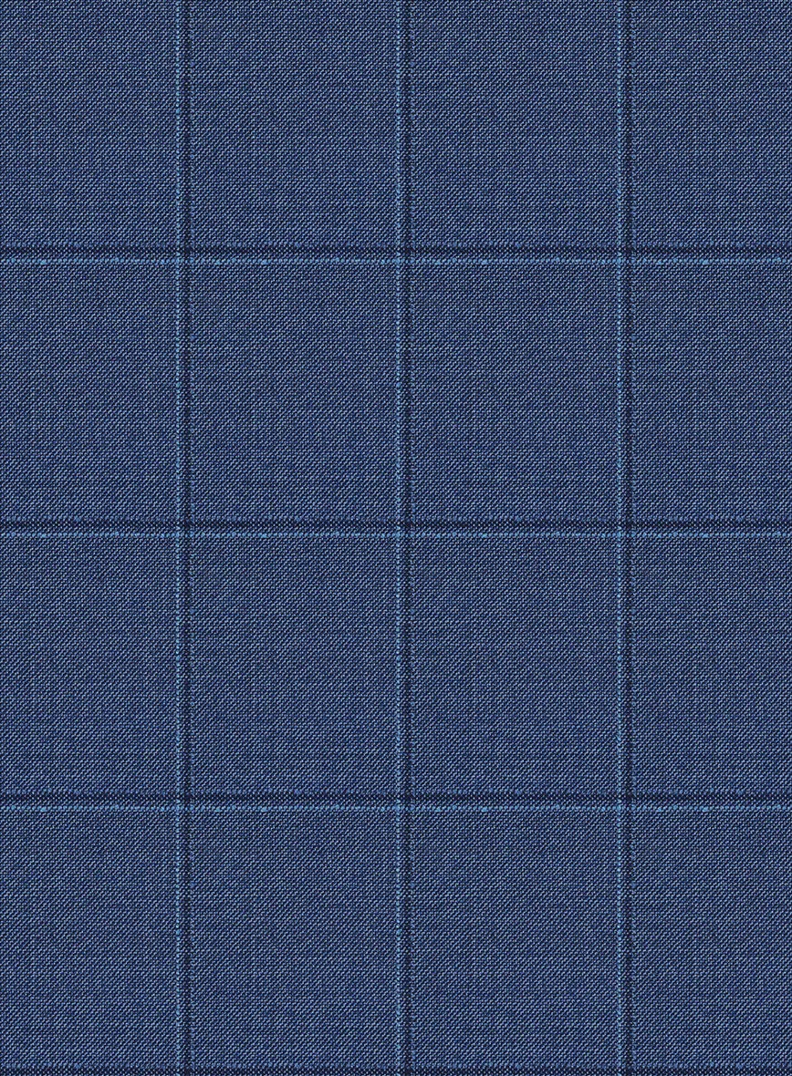 Napolean Pane Blue Wool Pants
