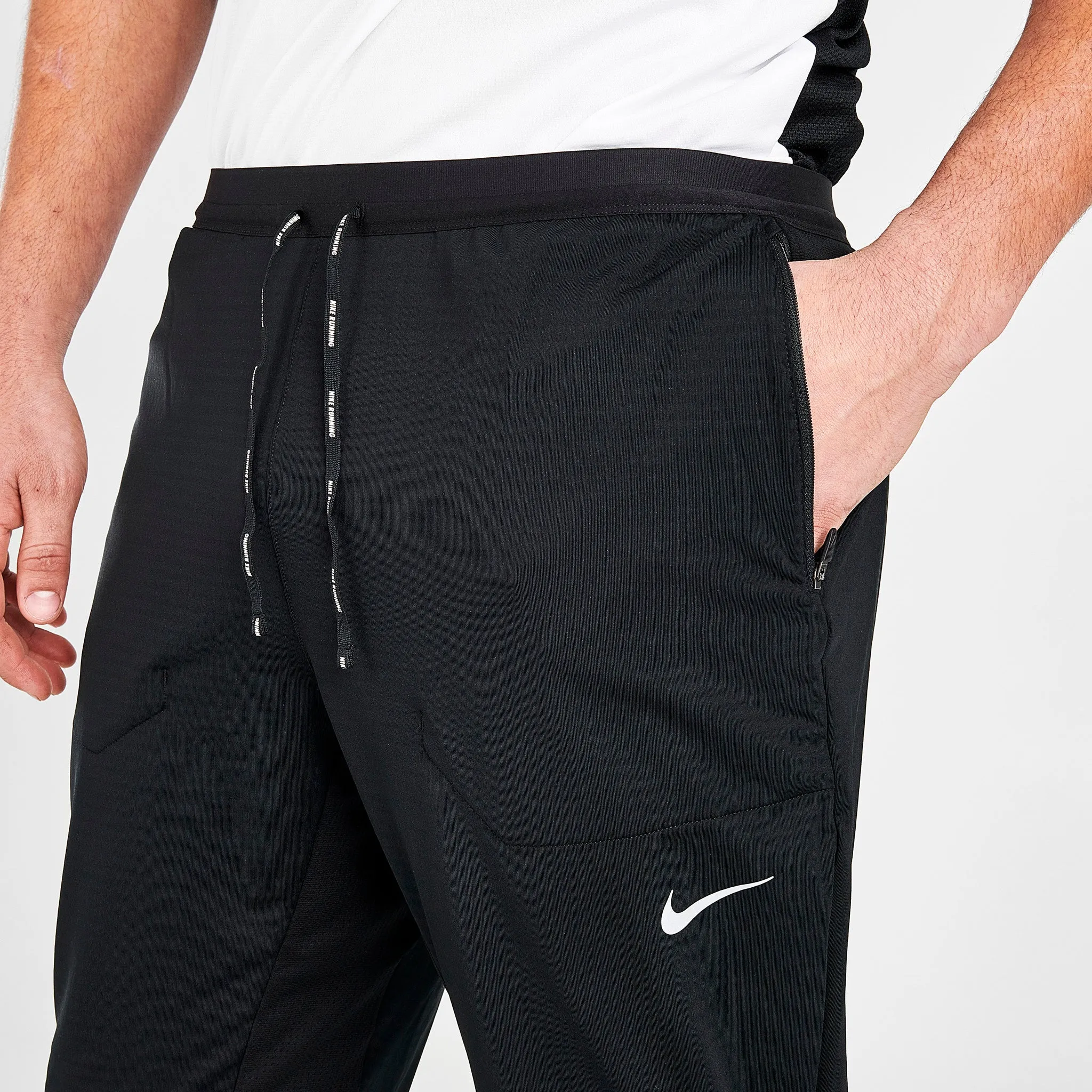 Nike Phenom Elite Knit Running Pants Black / Black - Reflective Silver
