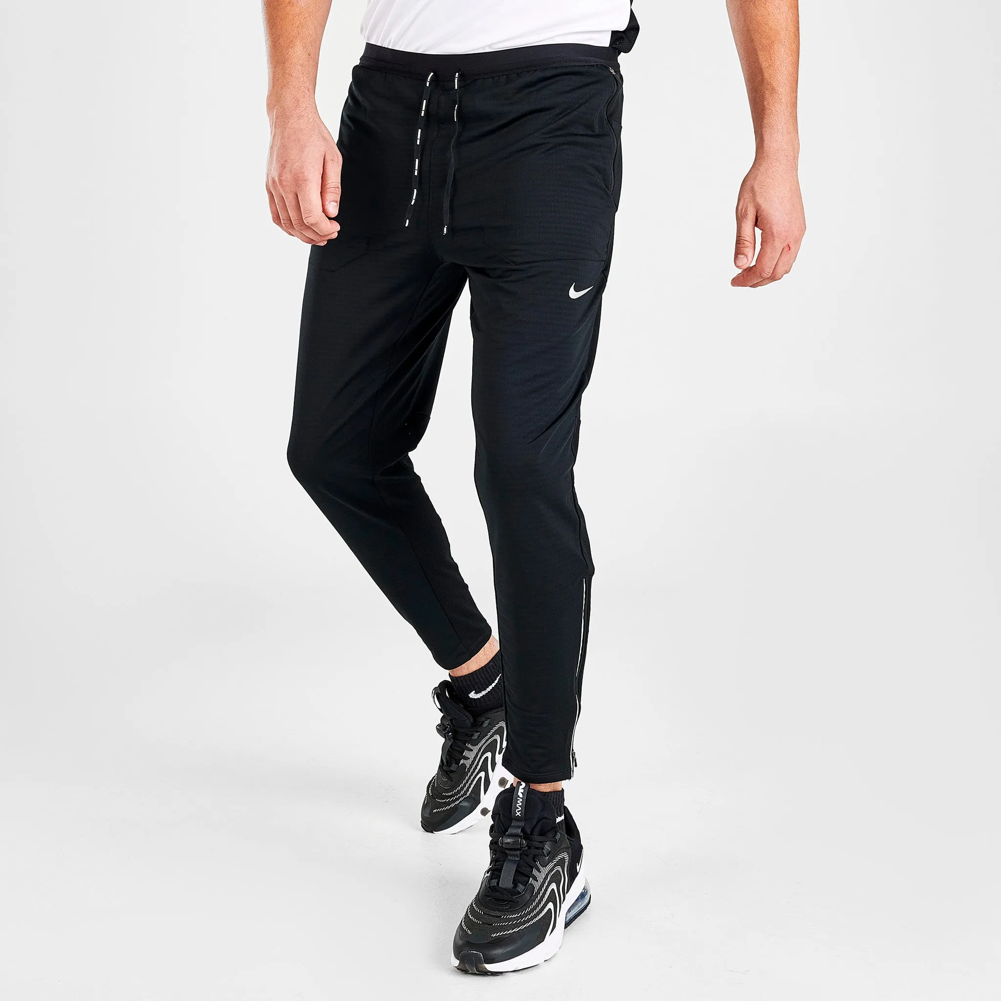 Nike Phenom Elite Knit Running Pants Black / Black - Reflective Silver