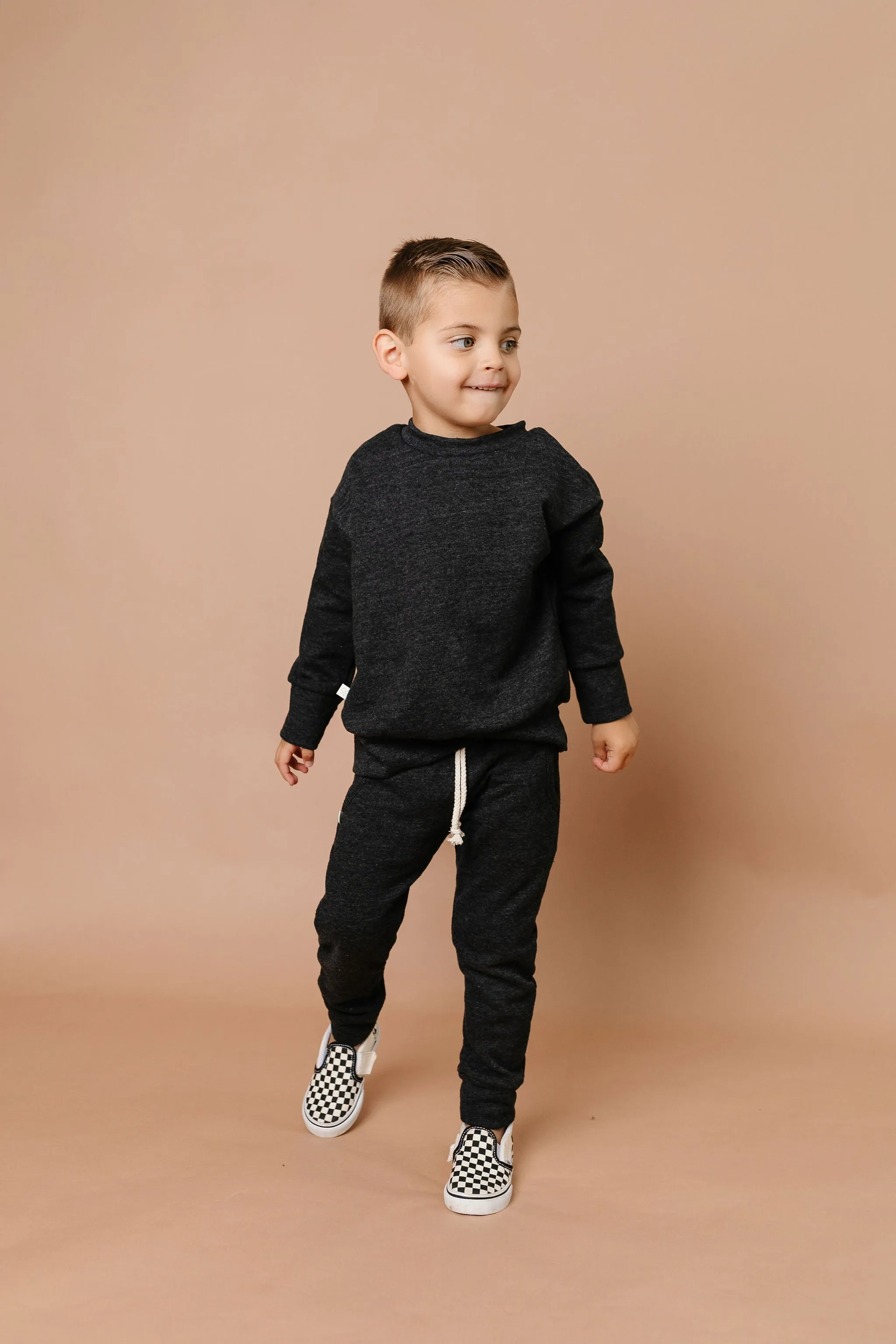 original jogger - heather black