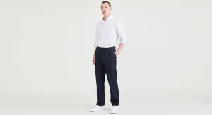 Signature Iron Free Khakis, Pleated, Classic Fit with Stain Defender (Big and Tall)