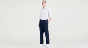 Signature Iron Free Khakis, Pleated, Classic Fit with Stain Defender