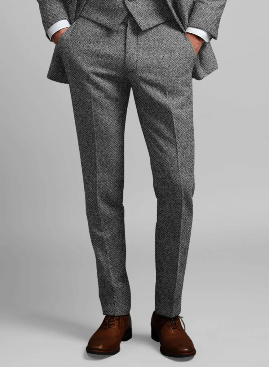 Sussex Weave Gray Tweed Pants