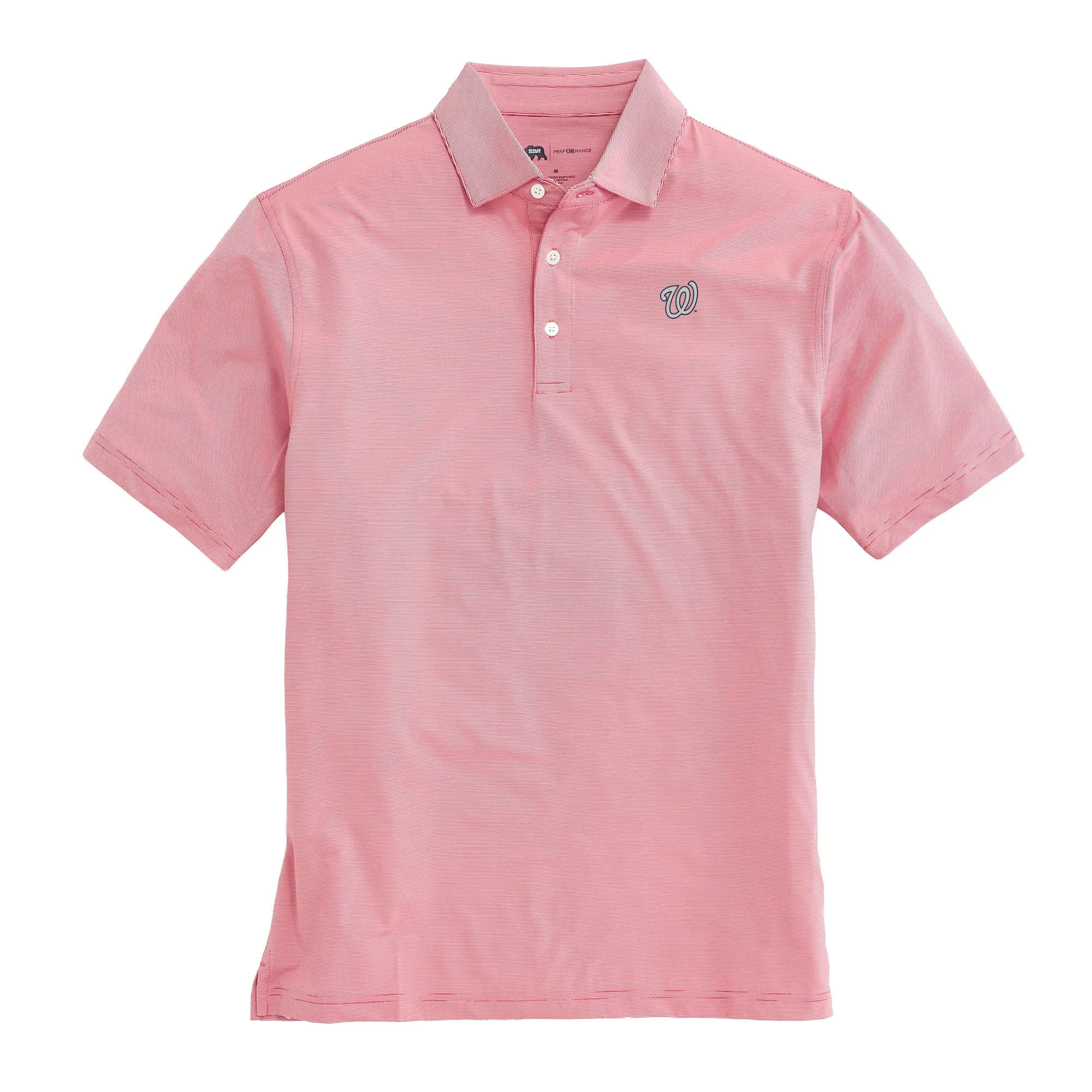 Washington Nationals Hairline Stripe Performance Polo