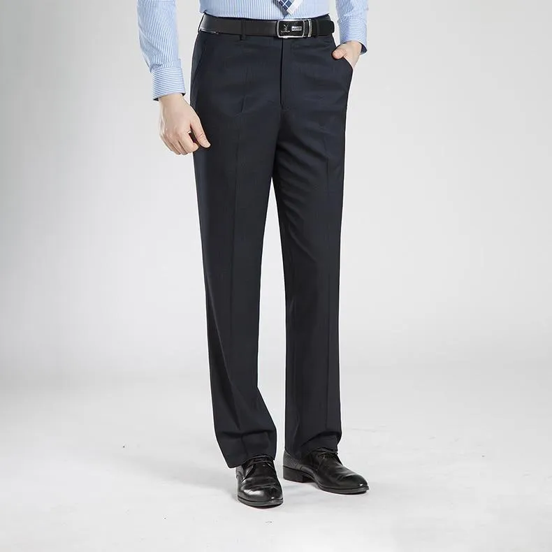 West Louis Business Thin Elegant Silk Trousers