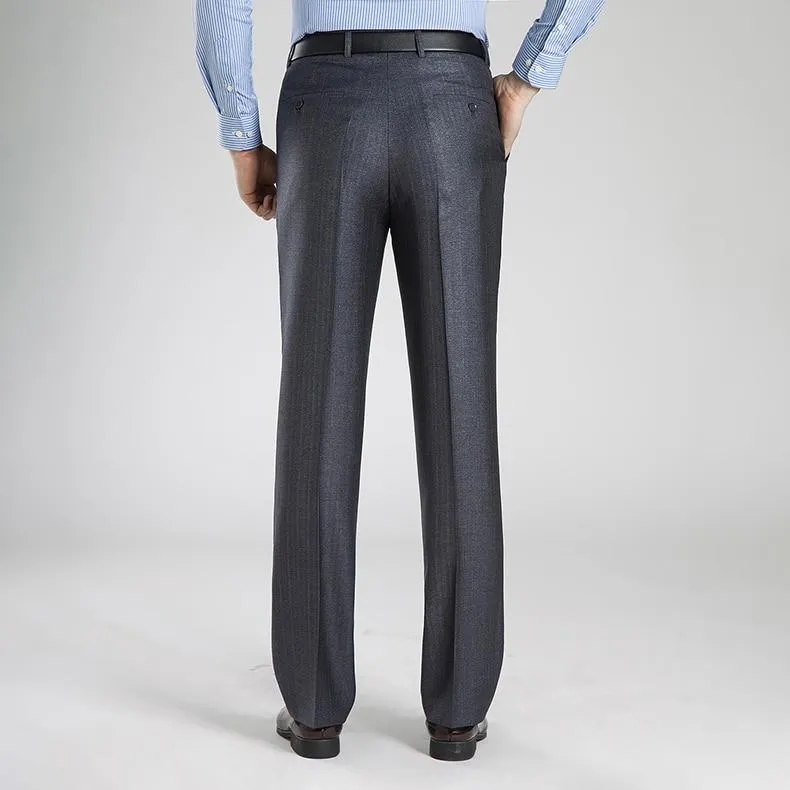 West Louis Business Thin Elegant Silk Trousers