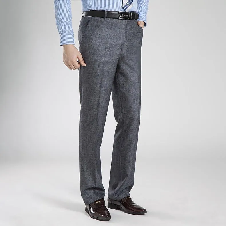 West Louis Business Thin Elegant Silk Trousers