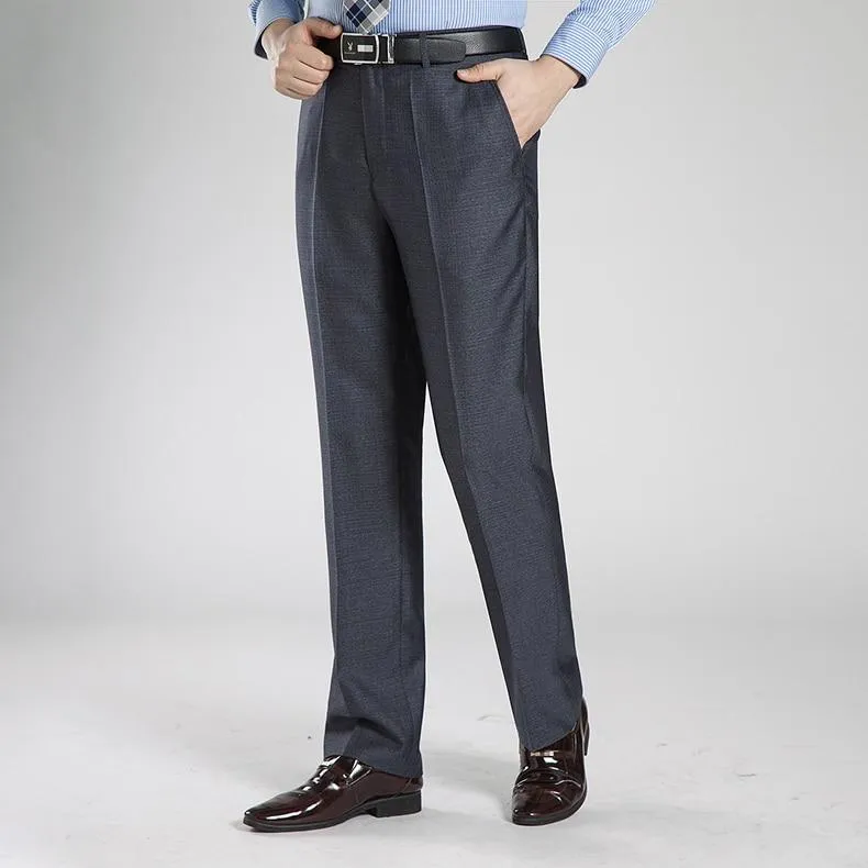 West Louis Business Thin Elegant Silk Trousers