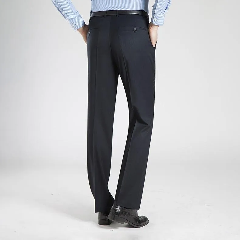 West Louis Business Thin Elegant Silk Trousers