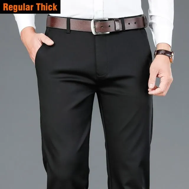 West Louis Classic Style Business Fashion Cotton Pants