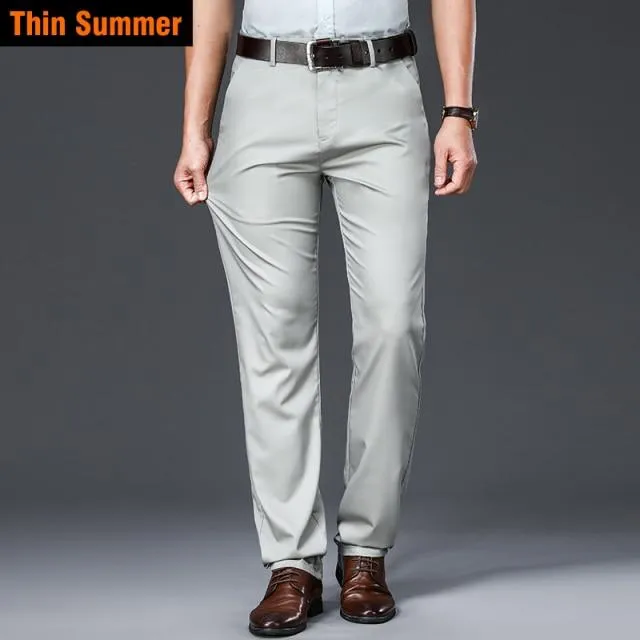 West Louis Classic Style Business Fashion Cotton Pants