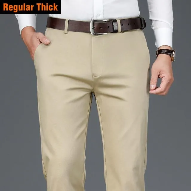 West Louis Classic Style Business Fashion Cotton Pants