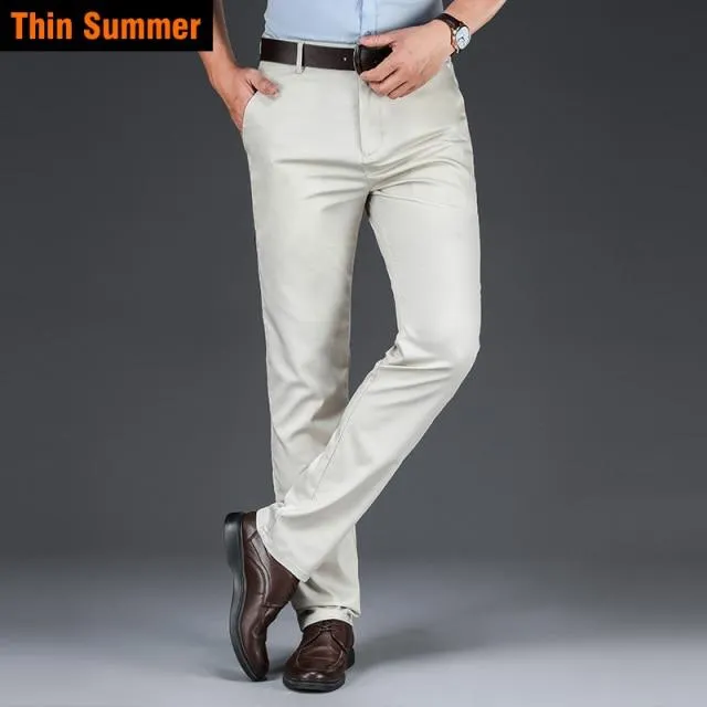 West Louis Classic Style Business Fashion Cotton Pants