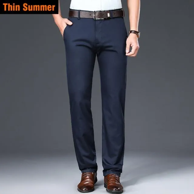 West Louis Classic Style Business Fashion Cotton Pants