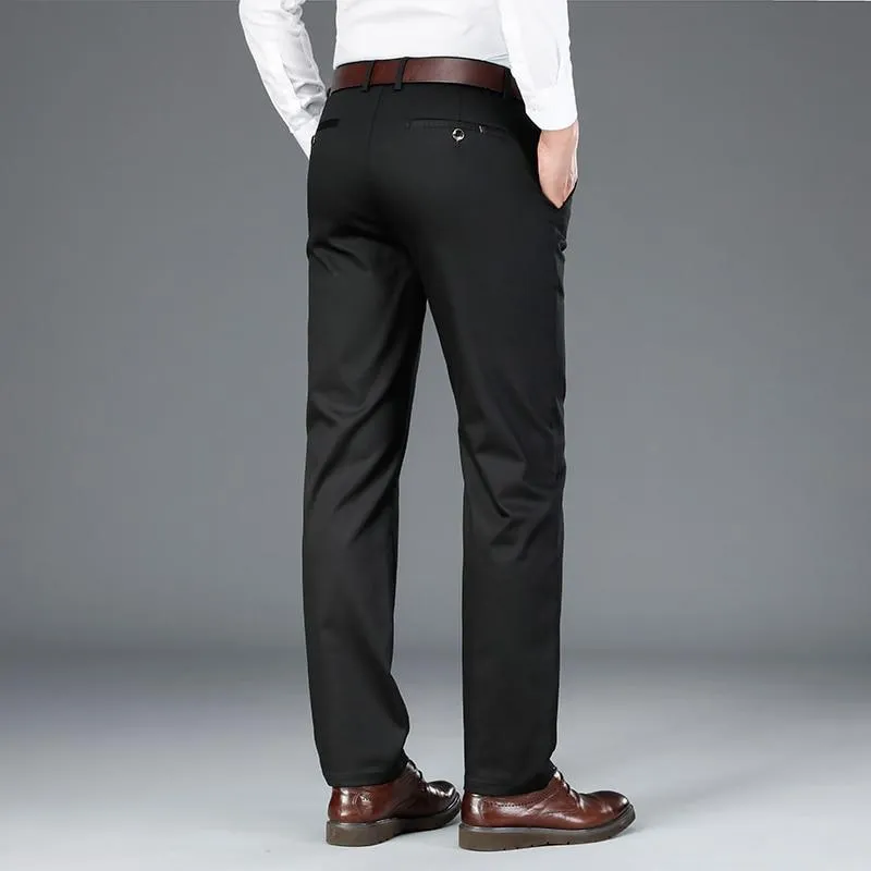 West Louis Classic Style Business Fashion Cotton Pants