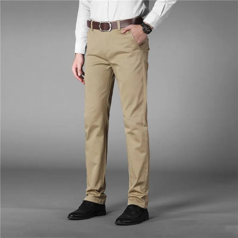 West Louis Designer Luxury Straight Business Elegant Trousers