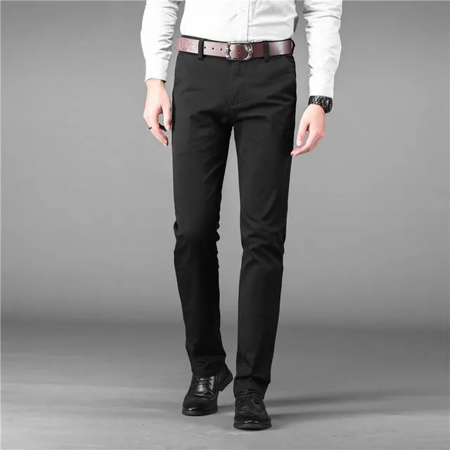 West Louis Designer Luxury Straight Business Elegant Trousers
