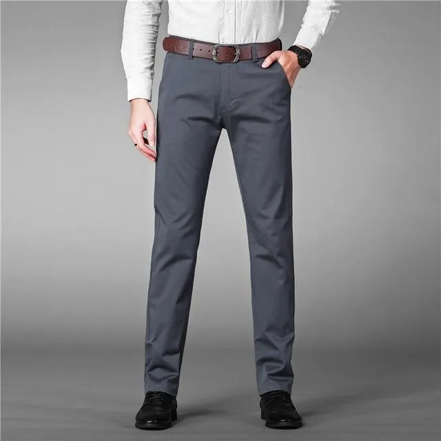 West Louis Designer Luxury Straight Business Elegant Trousers