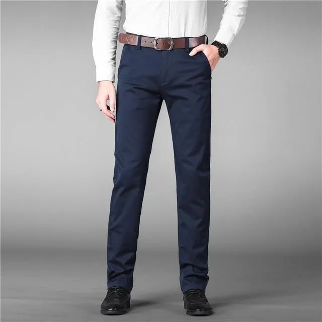 West Louis Designer Luxury Straight Business Elegant Trousers