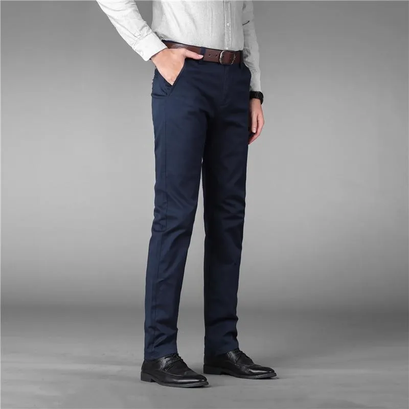 West Louis Designer Luxury Straight Business Elegant Trousers
