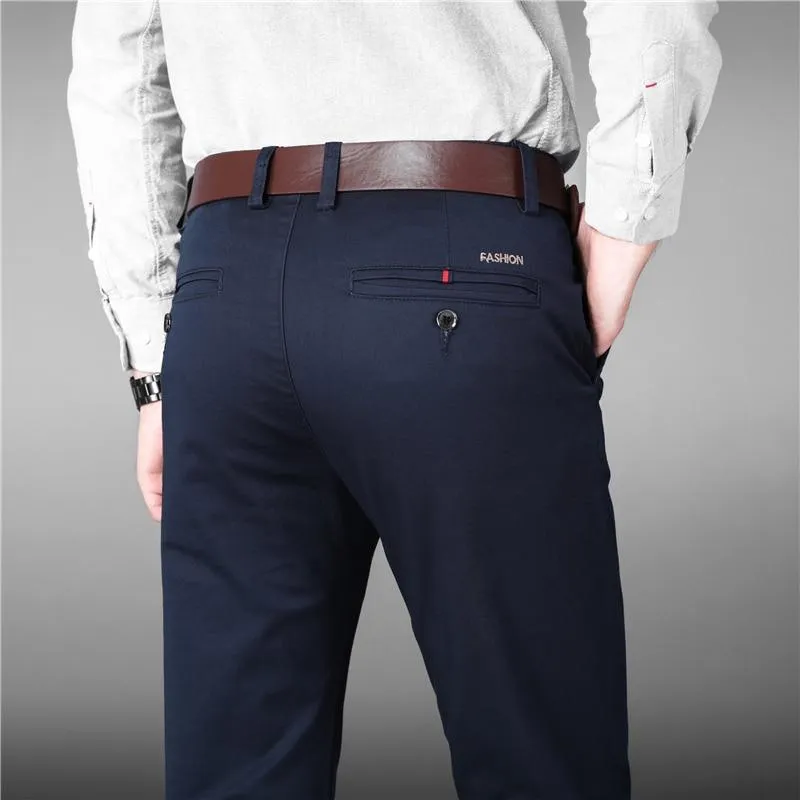 West Louis Designer Luxury Straight Business Elegant Trousers